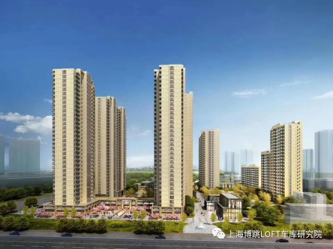 牡丹江采用了LOFT车库武汉当代集团春风十里项目现已结构封顶！